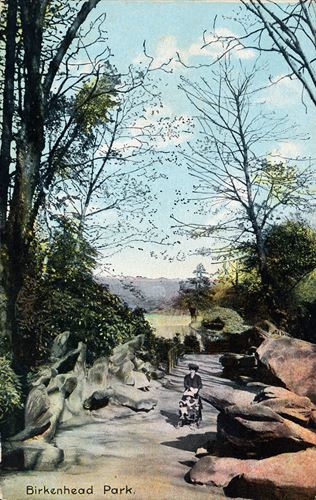Birkenhead Park, a Grade I registered park, opened in 1847.
