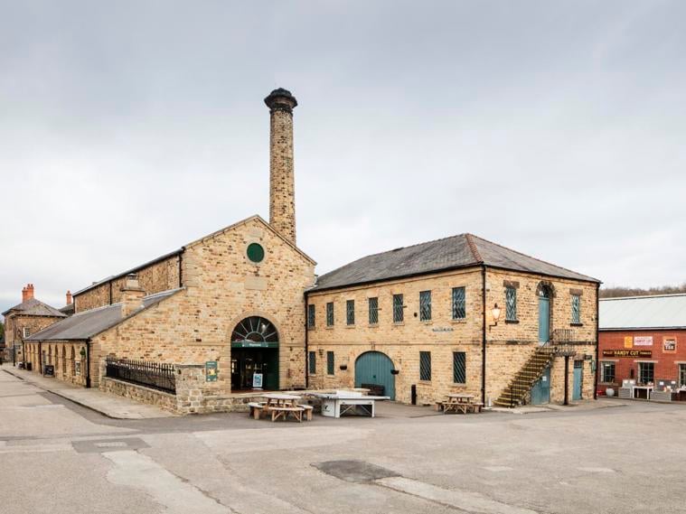A colliery office and workshop